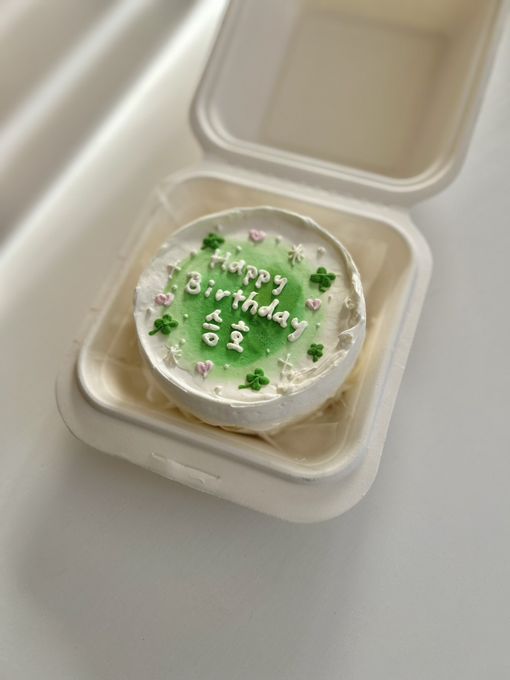 パステルキラキラクローバーケーキ+｡:.ﾟஐ⋆*♡ 2