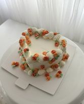 【12色から選べる】韓国風ヴィンテージローズケーキ