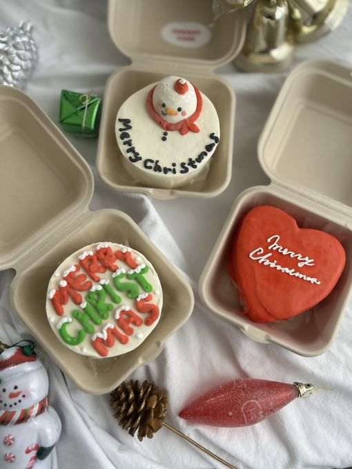 \\OPEN SALE//クリスマスレッドハートケーキ 2