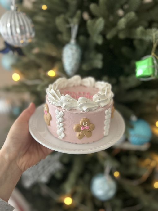 -୨୧-Lovely Jinjerman Cake-୨୧-クリチ×ココアビスケットの甘さ控えめのクリスマスケーキ 1