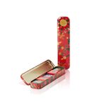 クリスマスが待ち遠しくなるような、様々なクリスマスモチーフが描かれたペンケース缶。 2