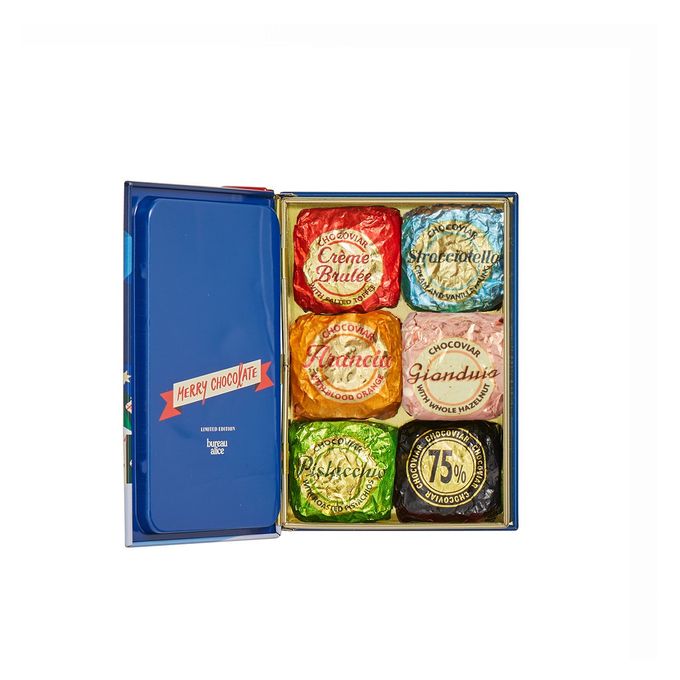 ミニブック缶 チョコビア クリスマス アリス ブロー 4