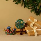 ラウンド缶 クリスマス アリス ブロー 1