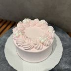 お花のふんわりカラーセンイルケーキ〔5号／色変更OK〕 3