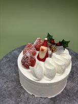 サンタのクリスマスショートケーキ〈4号・冷凍〉