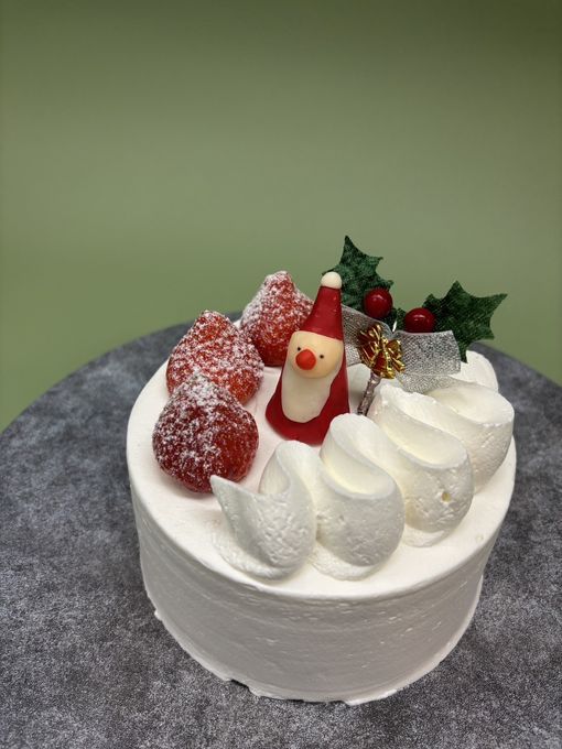 サンタのクリスマスショートケーキ〈4号・冷凍〉 1