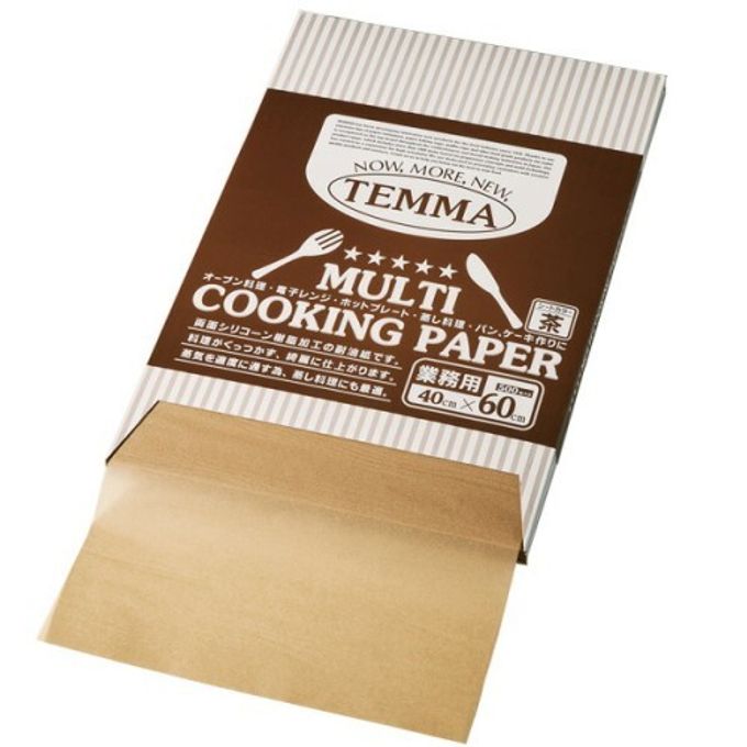 クッキングペーパー (クラフト) 500枚入 シートタイプ / フレンチ天板 対応【●】 FTN2060-500 1