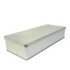 縦長角缶 98×245×H50mm(サテン) 15個入 ZAP041-15 1