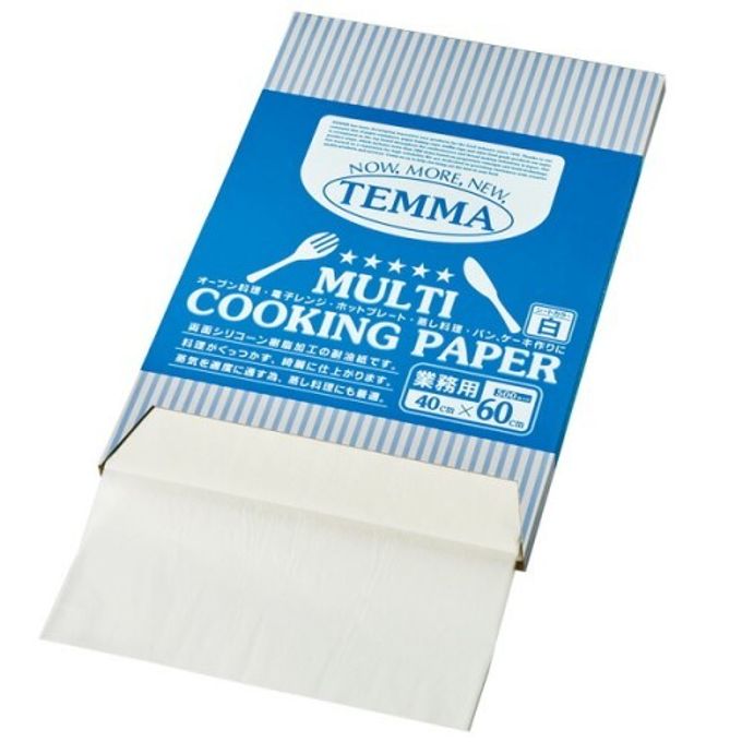 クッキングペーパー (白) 500枚入 シートタイプ / フレンチ天板 対応【●】 FTN2050-500 1