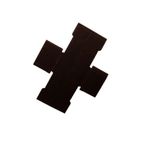 グラシン紙 (茶)LP角缶用 一体型 20枚入 XOP013-20 1