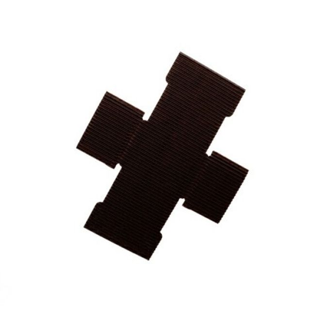 グラシン紙 (茶)LP角缶用 一体型 20枚入 XOP013-20 1