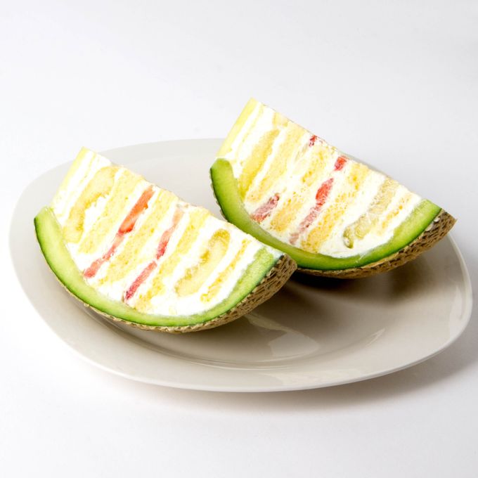 まるごとメロンケーキ ハーフ 3