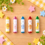 【乳不使用】どうぶつクレヨン風チョコ（いちご味） 5本入り｜遊べる・美味しい！見た目もかわいいクレヨン型スイーツ 2