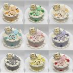 【選べる9色】ルナベアケーキ｜誕生日・子供・生誕祭・推し活対応｜数字変更OK 3