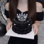 【選べる9色】ティアラケーキ｜推しカラー対応｜生誕祭・本人不在の誕生日会 1