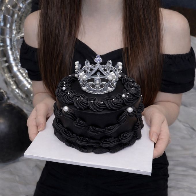 【選べる9色】ティアラケーキ｜推しカラー対応｜生誕祭・本人不在の誕生日会 1