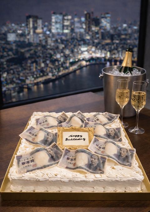 大型マネーケーキ30㎝×30㎝｜誕生日・サプライズ・法人イベント 2