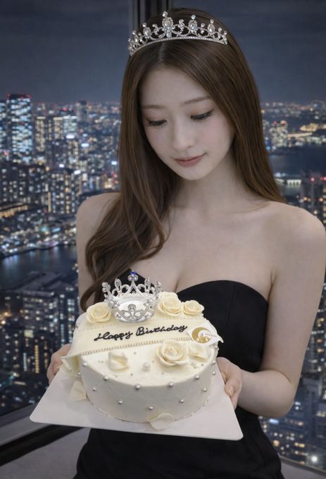 【選べる9色】ローズリボンテープケーキ｜誕生日・記念日・推し活対応｜主役感◎ 2