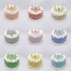 【選べる9色】キルティング×クラウンケーキ｜誕生日・記念日・推し活対応｜上品・写真映え◎ 2