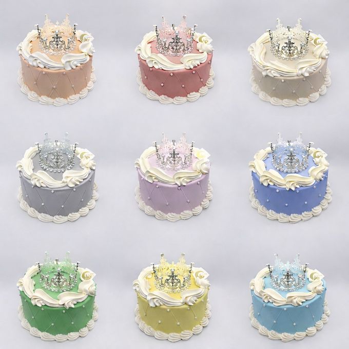 【選べる9色】キルティング×クラウンケーキ｜誕生日・記念日・推し活対応｜上品・写真映え◎ 2