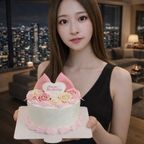 【選べる9色】リボンローズケーキ｜誕生日・記念日・推し活対応｜写真映え◎ 2