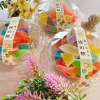 食べる宝石 琥珀糖 3個セット 宝石 お菓子 新潟製造 ルレクチェ いちご ブルーハワイ バナナ りんご 寒天ゼリー 琥珀糖寒天 ASMR 食べる宝石 2