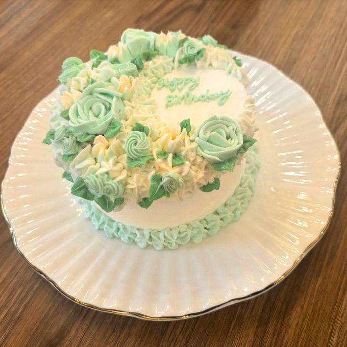 推し色  フラワーデコレーションケーキ  4号  冷凍 メッセージプレート選択 誕生日 母の日 アイドル 7