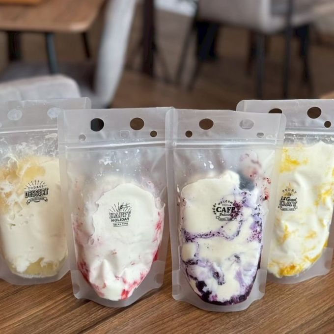 大島テラス960 ふるごろシェーク 4種セット（いちご・ブルーベリー・マンゴー・白桃）｜果肉ゴロゴロ 濃厚ミルクシェーク 冷凍スイーツ 1