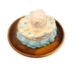 ホールケーキ 4号 ハリネズミのスイートポテト 白熊が琥珀糖で泳ぐ かわいい プレゼント 冷凍 4