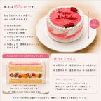 センイルケーキ 9色から選べる 誕生日ケーキ バースデーケーキ 韓国風 推し活 冷凍 4号 5号 3