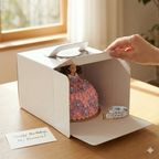 フリルデザイン／ミルキーブルー 選べるドレスデザイン プリンセスドールケーキ（6号ホール）― フリル／フラワー／ロゼット／グラデーション ―誕生日・記念日向け 手作りケーキ 9