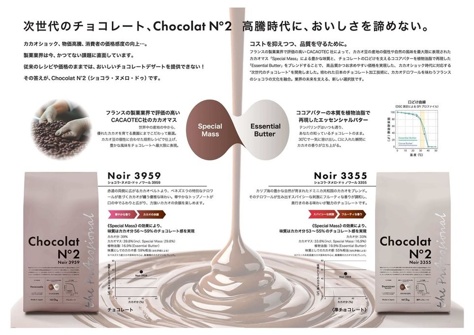 ショコラ・ヌメロ・ドゥ ノワール3959 (5kg×2)10kg 2