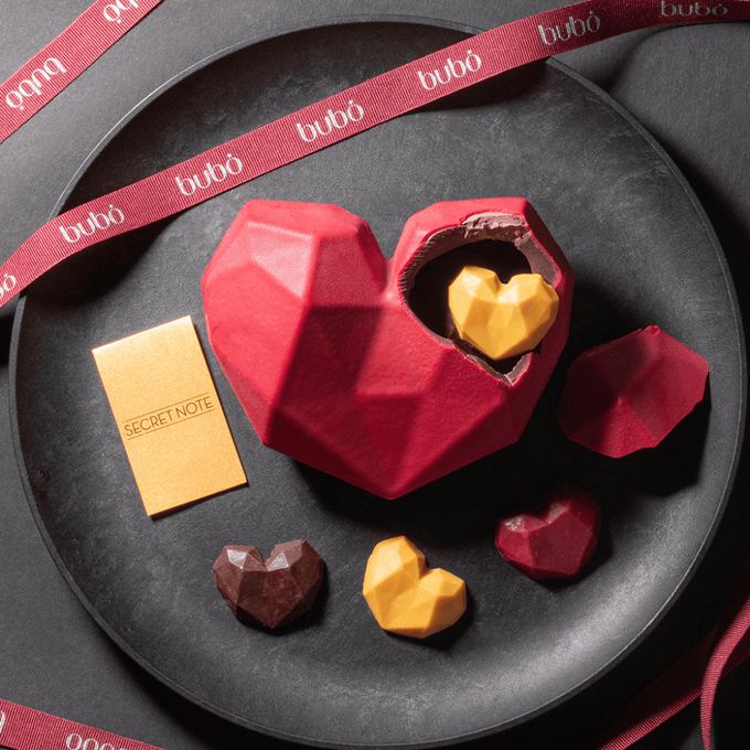 チョコスカルプチャー ジュエル ハート グランデ バレンタイン2026 ホワイトデー2026 1