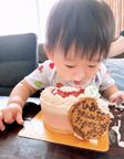 【スマッシュケーキ】１才誕生日に│アレルギー対応ケーキ/いちごみるくケーキ(４号)乳卵小麦不使用 3
