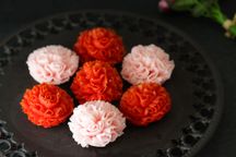 母の日の練り切り『 カーネーション 』 6個入 2