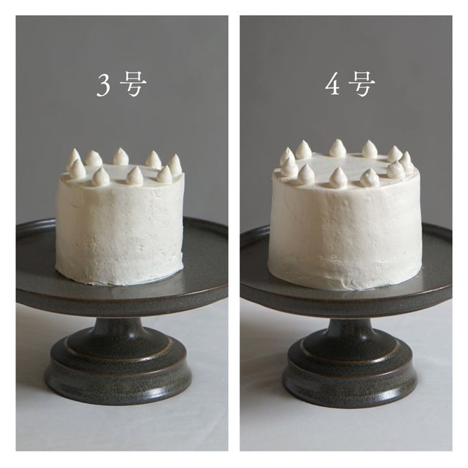 バースデーアイシングクッキー＆ホワイトケーキセット うさぎ 3号 9cm ◎ / 名入れ 10