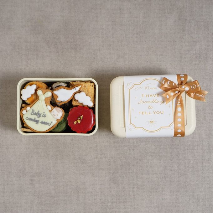 妊娠報告サプライズクッキーボックス ◎ 4
