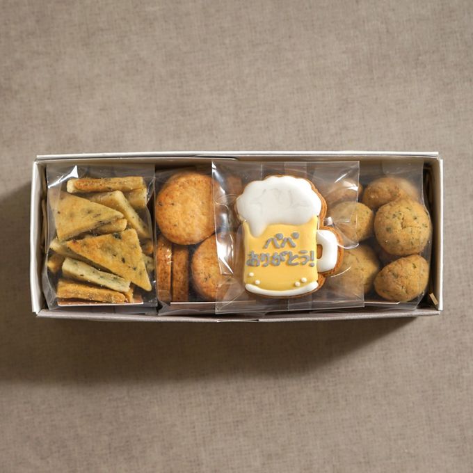 おつまみクッキーセット ３種セット アイシングクッキー付き / 父の日 手土産 ギフト  1