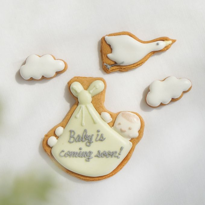 妊娠報告サプライズクッキーボックス ◎ 6