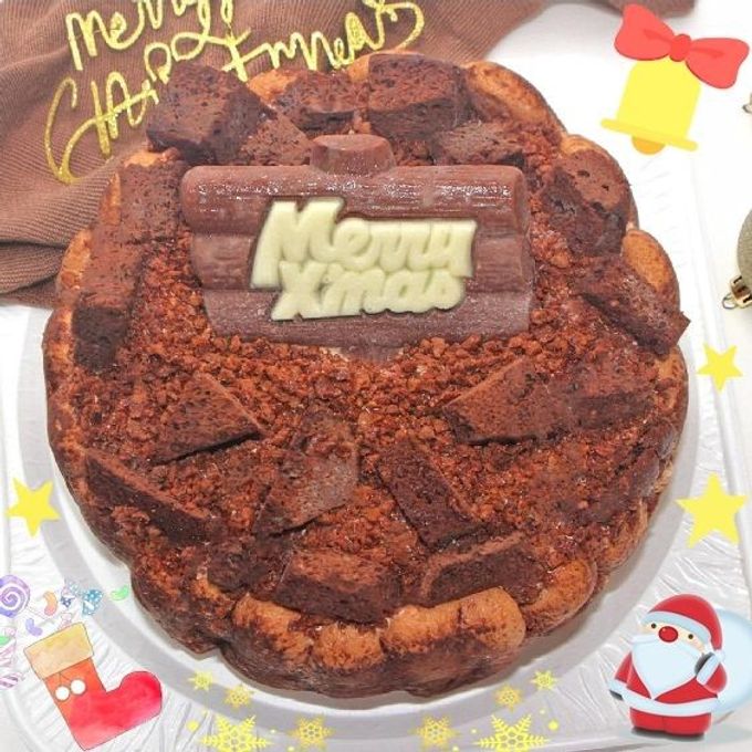 クリスマスチョコレートアイスケーキ 7号 21cm  1