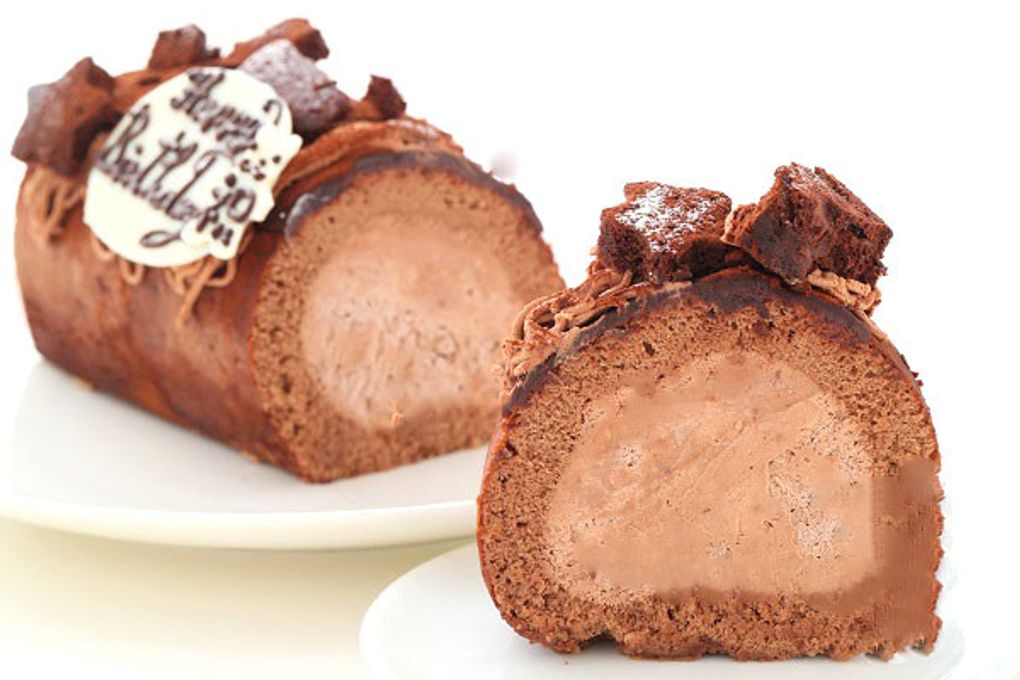 濃厚チョコレートクリームデコレーションロールケーキ 13.5cm 4