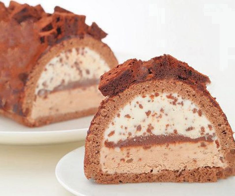 チョコレートアイスロールケーキ 13.5cm 3