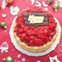 クリスマスいちごアイスケーキ 4号 12cm 