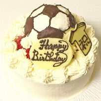 サッカーボールケーキ 5号 15cm