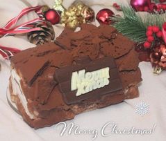 クリスマスチョコレートアイスロールケーキ 13.5cm クリスマス2026