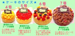 マンゴーアイスケーキ 5号 15cm  6