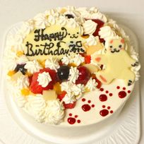 とことこでかぐま生クリームケーキ 5号 15cm