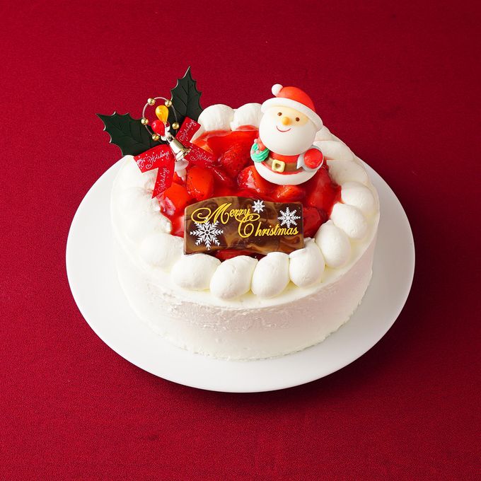 苺デコレーションケーキ 5号 15cm  シュガードールサンタ クリスマス2023 2