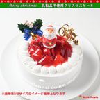 乳製品除去 乳製品アレルギー対応用クリスマスケーキ 4号 12cm クリスマス2024 1