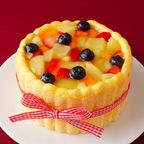 豆乳クリームのファーストバースデーケーキ 4号 6